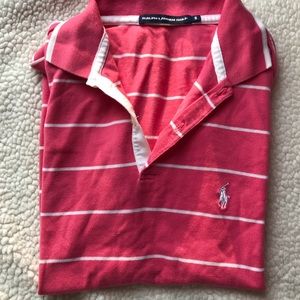 vintage polo Ralph Lauren striped collar shirt top